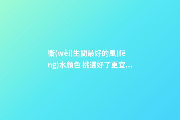 衛(wèi)生間最好的風(fēng)水顏色 挑選好了更宜人
